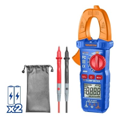WADFOW AMPERÍMETRO DE ALICATE AC200A  WDM8201 Total Herramientas Oficial