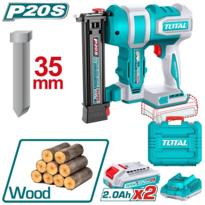 TOTAL PISTOLA DE PREGOS 20V  F15-35 TCBNLI20686 35MM   2B Total Herramientas Oficial