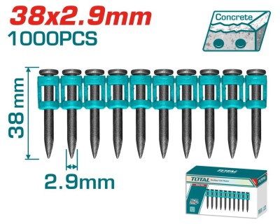 TOTAL PREGOS PARA PISTOLA PREGADORA 38MM TAC02381 Total Herramientas Oficial