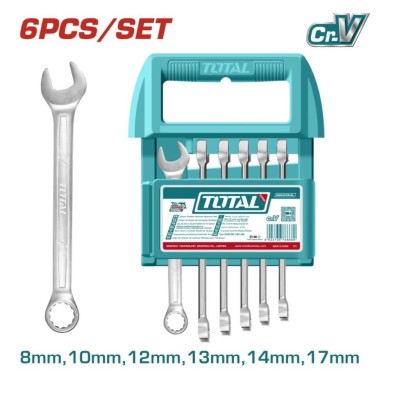 TOTAL KIT DE CHAVES COMBINADAS 6PCS THT103266  Total Herramientas Oficial
