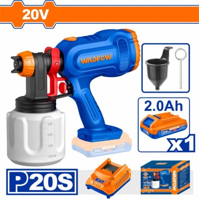 WADFOW PISTOLA DE PINTURA 20V 800ML  WSU30664 Total Herramientas Oficial